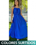Vestido Plisado x 12 Unds Talla: Estándar