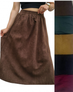 Falda Larga Cotelle con Chiporro Colores Surtidos x 6 Unds. Talla : Estandar