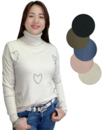 Sweater de Damas Colores Surtidos x 12 Unds. Tallas: S/M - L/XL