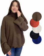 Sweater de Damas Colores Surtidos x 12 Unds. Tallas: S/M - L/XL