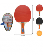 6 Set de Raquetas Ping Pong.Medida: 38 x 23.5 cm aprox.
