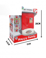 Happy Family Refrigerador con Luz y Sonido x 4 Unds. Medidas: 9.5 x 17 x 20 cm aprox