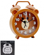 Reloj Despertador Infantil x 4 Unds.Medida: 17 x 13.5 cm aprox.