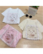 Polera de Niña x 15 Unds. Tallas: 90 a 130 cm.