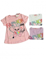Polera de Niña x 15 Unds. Tallas: 3 a la 8.
