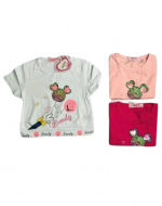 Polera de Niña x 18 Unds. Tallas: 4 a la 14.