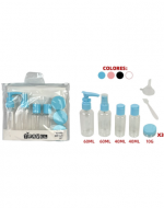 12 Set de Botellas de Viaje Recargable (1 Set Trae 9 PCS)