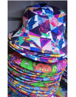Gorro Pescador para Mujer con Diseño x 12 Unds. Medida: 58 cm Aprox.