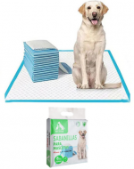 4 Set de Sabanillas con Aroma de Manzanilla para Mascota.Medida: 60 x 60 cm aprox.(1 Set Trae: 8 PCS)