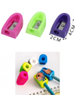 12 Set de Sacapuntas Colores Surtidos (1 Set Trae: 9 PCS) Medida: 4 x 2.5 cm aprox.