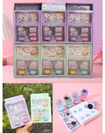 18 Set de Sellos en Forma de Gatito (1 Set Trae 2 PCS)