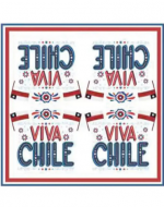 12 Set Servilletas de Papel Fiesta Patrias  (1 Set Trae: 10 PCS) Medida: 33 x 33 cm aprox.