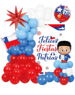 4 Set Globos Fiesta Patrias (1 Set Tare: 81 PCS)