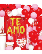 4 Set Globos de San Valentín (1 Set Trae: 65 PCS)
