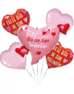 6  Set Globos Metálicos San Valentín (1 Set Trae: 5 PCS)