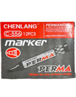 4 Set Plumones Permanente solo Negro  (1 Set Trae 12 Colores)