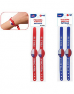 12 Set Pulsera Bandera Chile.(1 Set Trae : 2 PCS )Medida: 2.5 x 20 cm aprox.
