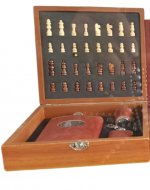 4 Set de Ajedrez con Petaca (1 Set Trae: 3 PCS)