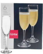 4 Set de Copas Flute (1 Set Trae: 6 PCS) Medida: 183 CC aprox.