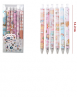 12 Set de Bolígrafo Diseño Conejo .Medida:14.2 cm aprox.(1 Set Trae: 6 PCS)