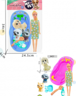 4 Set de Muñeca con Accesorios (1 Set Trae: 6 PCS)