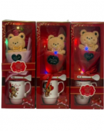 4 Set de Taza con Osito Dia de la Madre(1 Set Trae: 3 PCS)