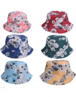 Sombrero Pescador con Diseño Colores Surtidos x 12 Unds.