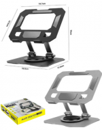 Soporte Escritorio Tablet Ipad Metal Plegable x 4 Unds