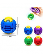 Spinner Bola Antiestrés Giratoria Colores Surtidos x 12 Unds.Medida : 6.5 x 6.5 cm aprox.