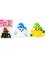 Squishy Fantasma para Halloween Colores Surtidos x 12 Unds.