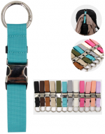 Strap Sujetador Viajero Colores Surtidos x 12 Unds. Medidas: 18 x 2.5 cm aprox.