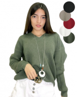 Sweater de Dama Colores Surtidos x 12 Unds. Talla: S/M - L/XL