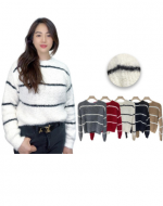 Sweater de Dama Manga Larga Colores Surtidos x 12 Unds. Talla: S / M - L /XL