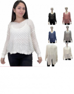Sweater de Hilo Oversize Dama x 12 Unds. Talla: Estándar