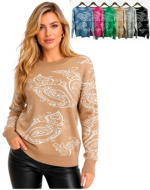 Sweater de Mujer Colores Surtidos x 12 Unds. Talla: S / M - M / L