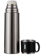 Termo de Acero Inoxidable con Taza (Elegir Color) x 4 Unds. Medida: 500 ml aprox.