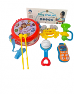 4 Set de Tambor con Sonajeros. (1 Set Trae: 5 PCS)