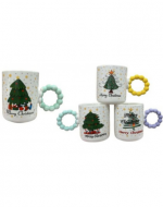 Taza de Navidad de Cerámica Modelos Surtidos x 48 Unds.