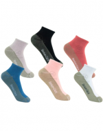 Tobillera de Mujer Cobre Bamboo sin Costura x 12 Pares. Talla: 35 - 39