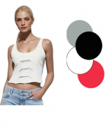 Top Elasticado Colores Surtidos x 12 Unds.Talla: S / M - M / L - L / XL