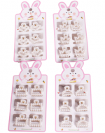 12 Set de Piojitos de Perlas (1 Set Trae 6 Pcs)