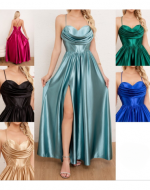 Vestido de Fiesta Colores Surtidos x 12 Unds. Talla: S/M - M/L - L/XL