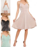 Vestido de Fiesta Colores Surtidos x 12 Unds. Talla: S - M - L