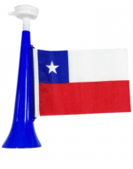 Vuvuzela  Fiestas Patrias Colores Surtidos x 12 Unds.Medida: 28 cm aprox.