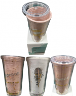 Vaso con Bombilla Modelos Surtidos x 12 Unds. Medida: 450 ml aprox.