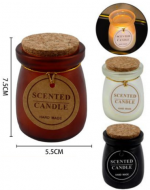 Vela Candelabro Aromas Surtidos  x 6 Unds.Medida: 7.5 x 5.5 cm aprox.