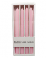 6 Set de Velas Navideñas Rosadas. (1 Set Trae 4 PCS)