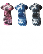 Vestido Tie Dey con Cierre x 12  Unds.