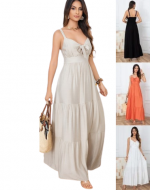 Vestido de Mujer Colores Surtidos x 12 Unds.Talla: S - M - L