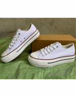 Zapatilla Mujer de Lona Color Único x 12 Pares: Talla: 35 al 40